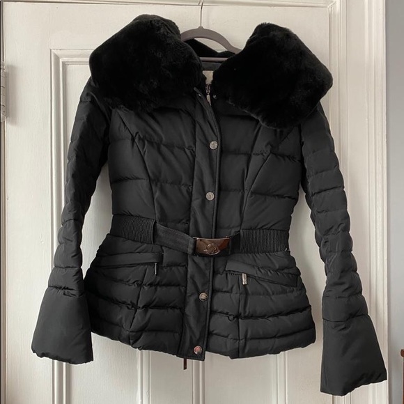 moncler peplum coat
